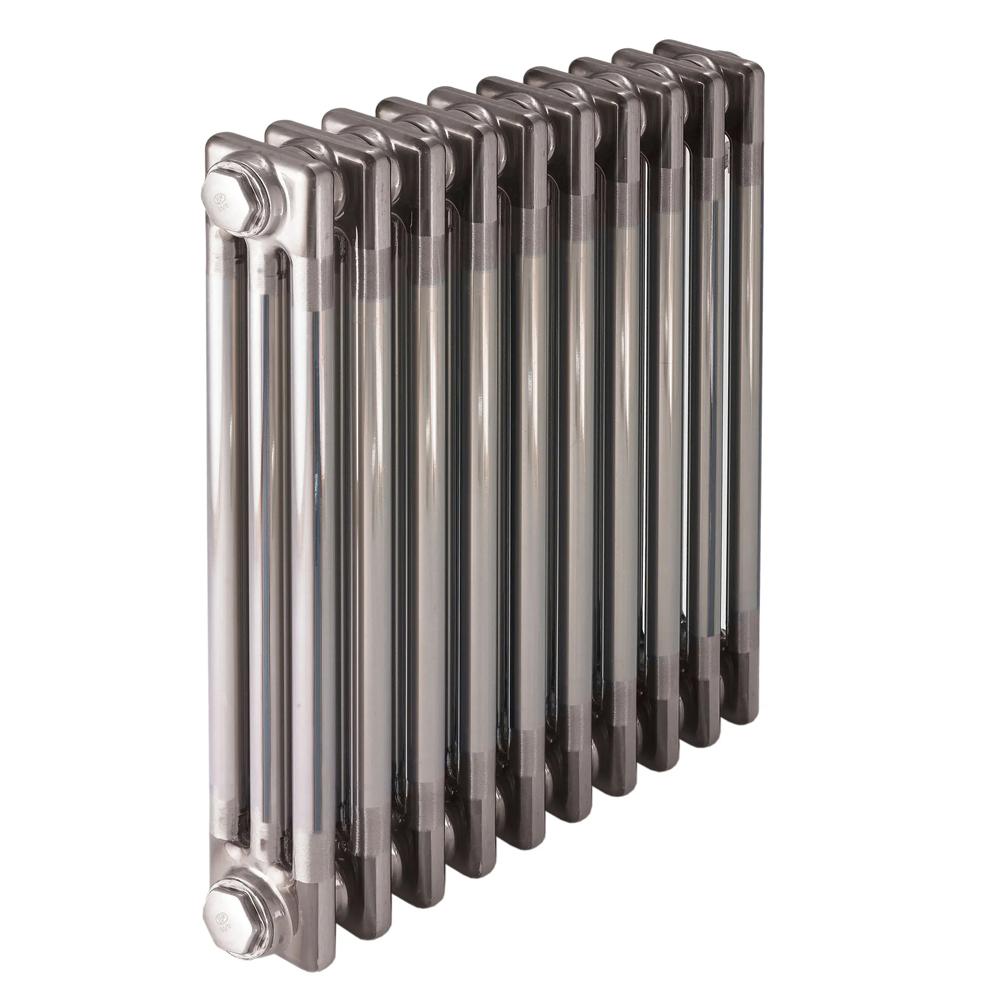 Revive 3 Column Raw Metal Lacquered Horizontal Radiator - 450mm x ...