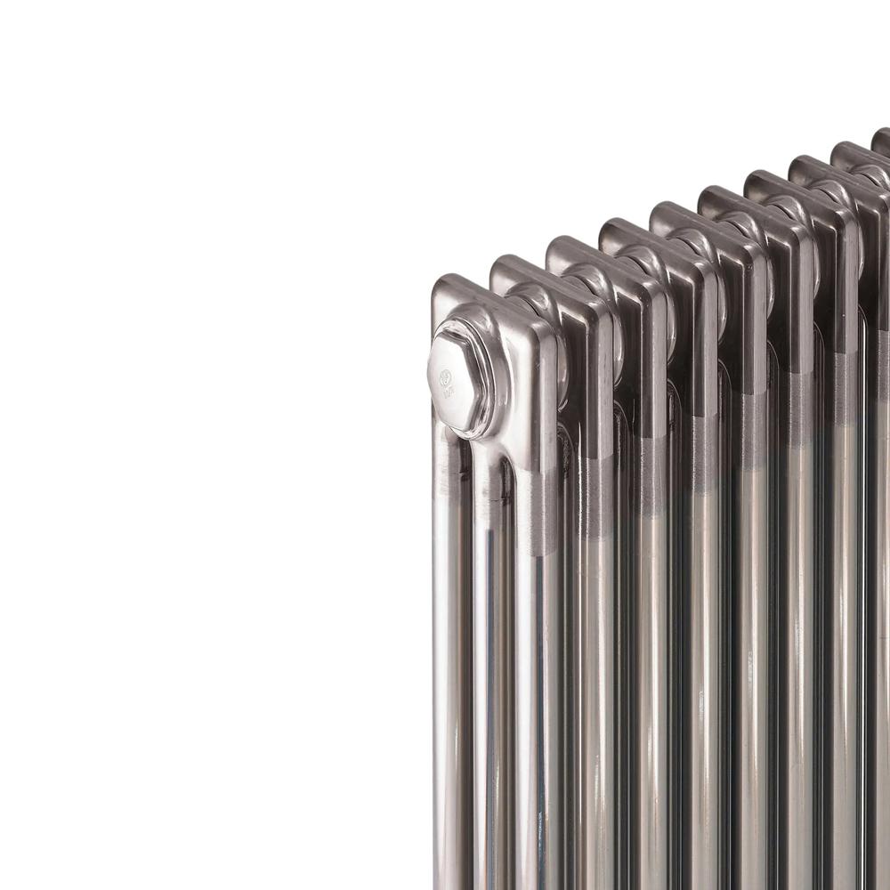 Revive 3 Column Raw Metal Lacquered Vertical Radiator