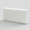 Revive 4 Column White Horizontal Radiator
