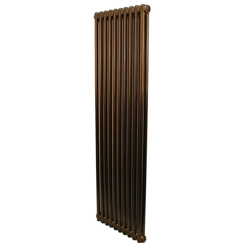 Revive Express 2 Column Hammered Gold Vertical Radiator - 2000mm x ...