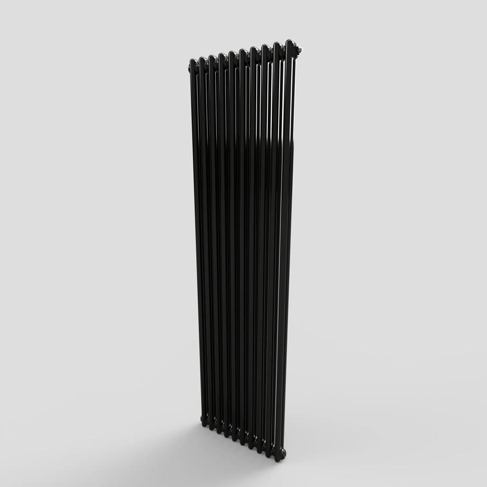 Revive Express 2 Column Jet Black Vertical Radiator