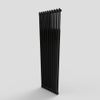 Revive Express 2 Column Jet Black Vertical Radiator