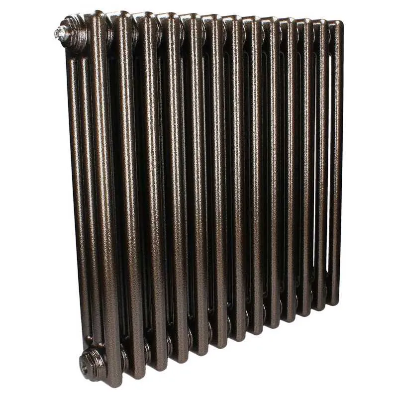 Hammered Radiator Revive Express 3 Column Hammered Gold Horizontal Radiator | clickbasin®