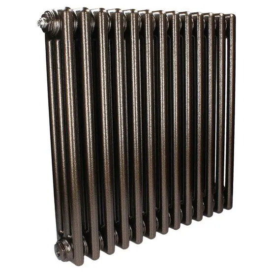 Horizontal Radiator Gold Revive Express 3 Column Hammered Gold Horizontal Radiator | clickbasin®