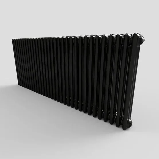 Jet Radiator Revive Express 3 Column Jet Black Horizontal Radiator - 600mm x 1502mm ...
