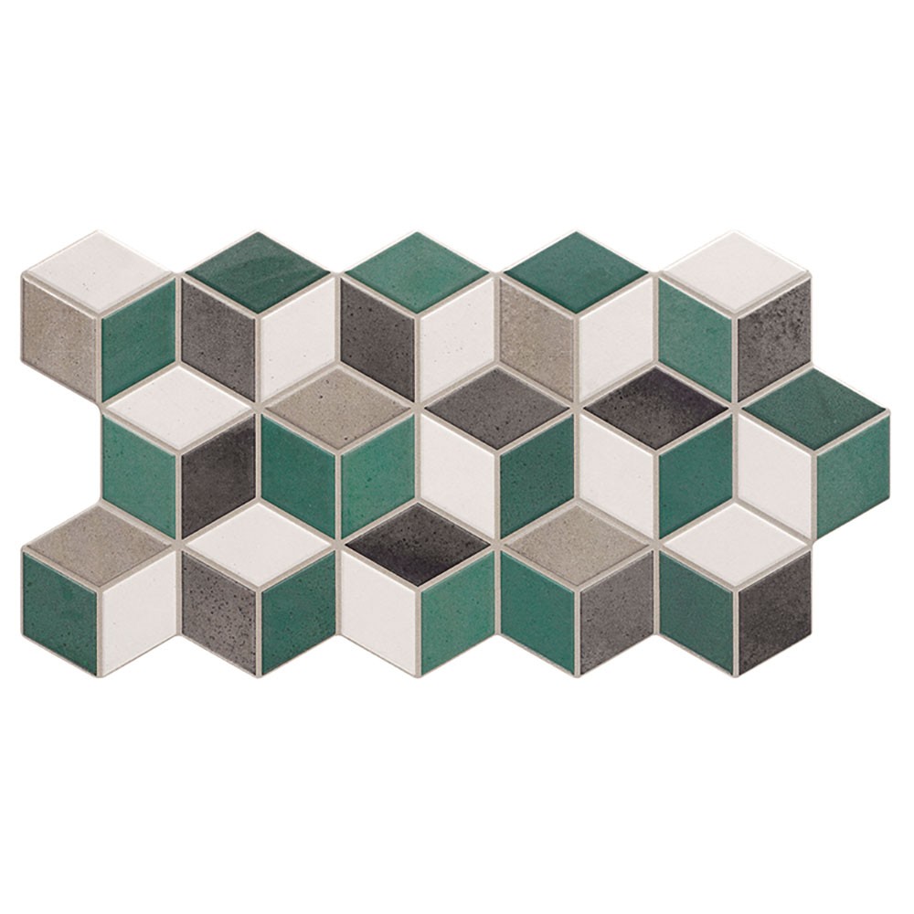 Rhombus_Emerald_Mix_Matt_Patterned_Wall_Tile_3 (1)