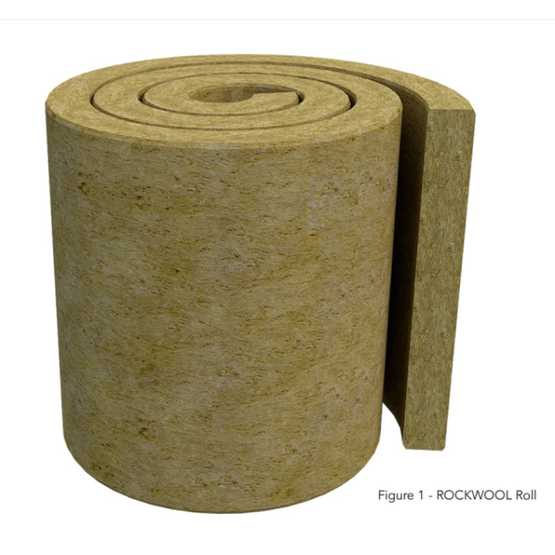 Rockwool Rollbatt Loft Insulation Roll 100mm x 600mm x 4.8m - 103.68m2 ...