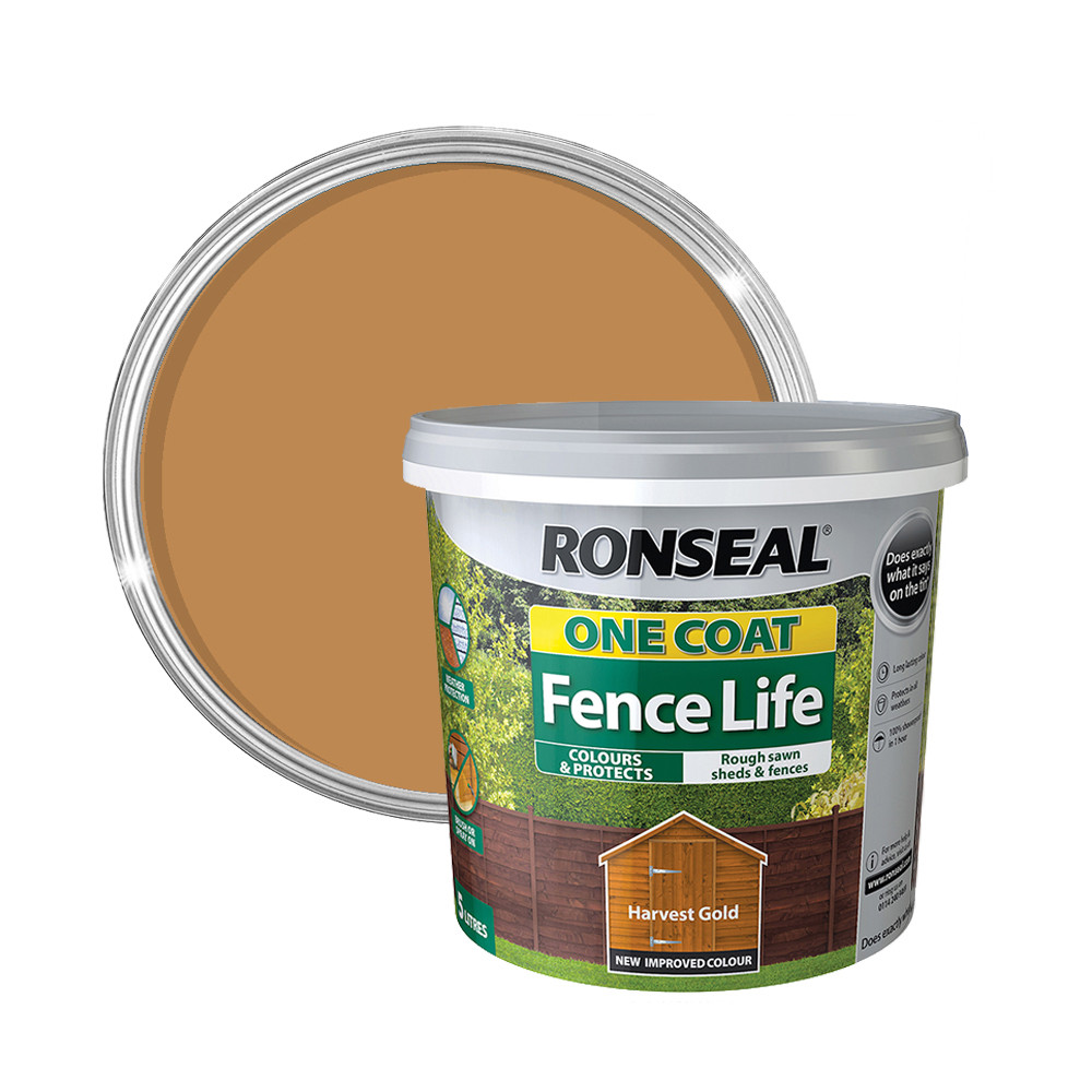 ronseal garden paint harvest gold