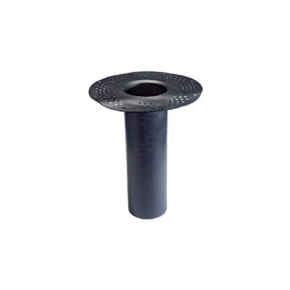 Wallbarn Black Roofdrain Outlet (Tpe) Perforated 600Mm High - 150Mm Diameter