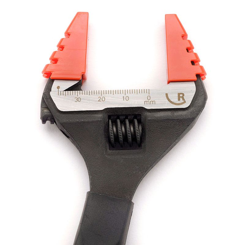 ROTHENBERGER Adjustable Wide Jaw 8 inch Wrench with Soft Jaw Protectors Plumbing Superstore®