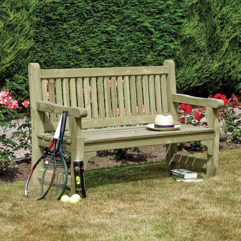 Lewis Rowlinson Rowlinson 3 Seater FSC Softwood Bench - 1500mm x 670mm | Drainage ...