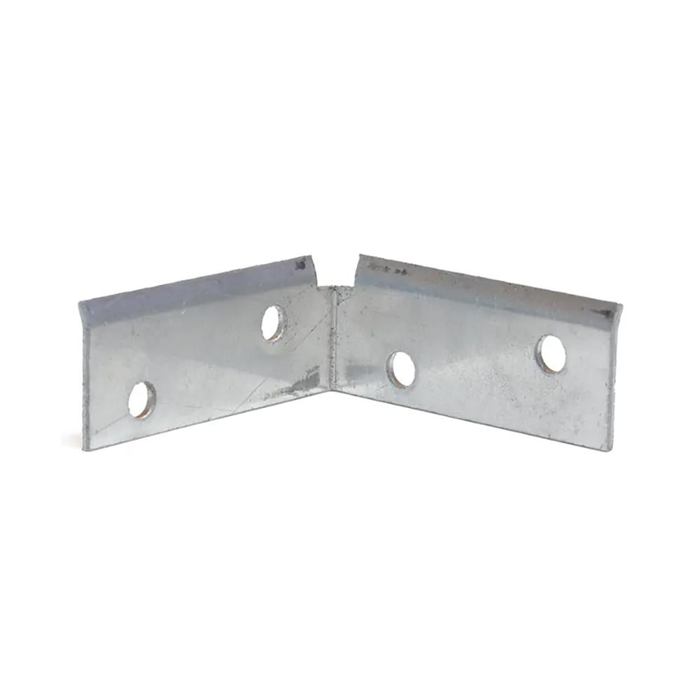 Ryno DS Aluminium Corner Connector in Mill - 90 degrees