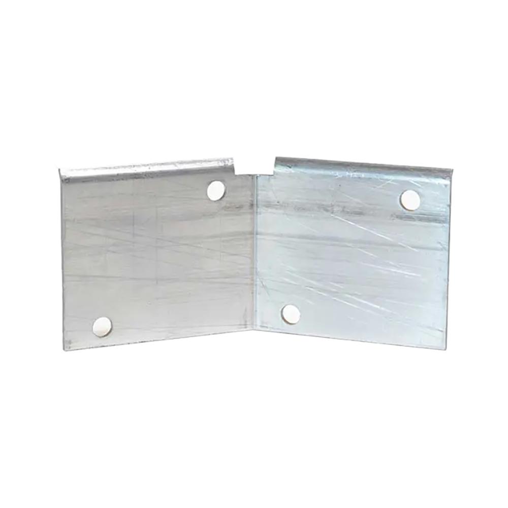 Ryno DS Aluminium Corner Connector in Mill - 135 degrees