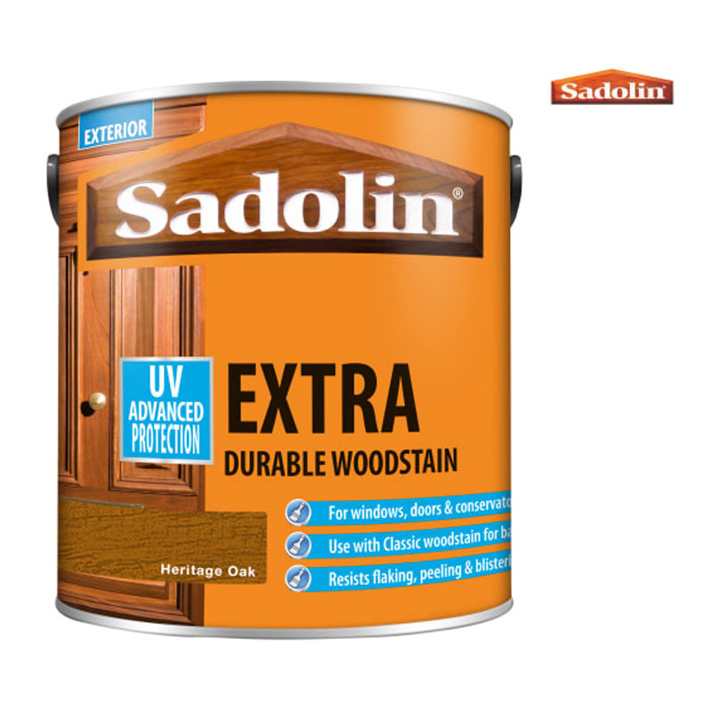 Sadolin Extra Durable Woodstain 2.5l Heritage Oak