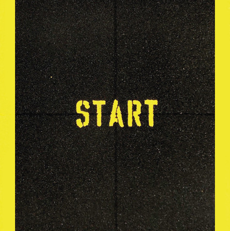 Rubbertech Safeway Walkway Tile with Hazard Markings - 1000mm x 1000mm x 30mm