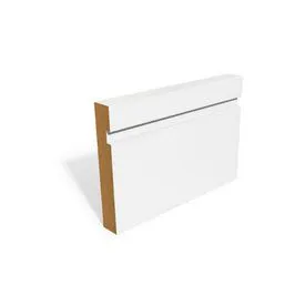 Door Superstore White Primed Grooved Architrave Door Set - 69mm x 5500mm