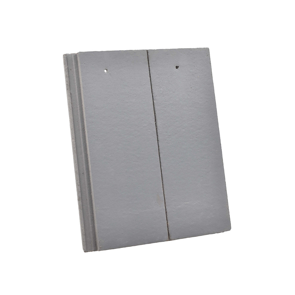 Sandtoft Concrete Calderdale Edge Half Tile Pair - Light Grey