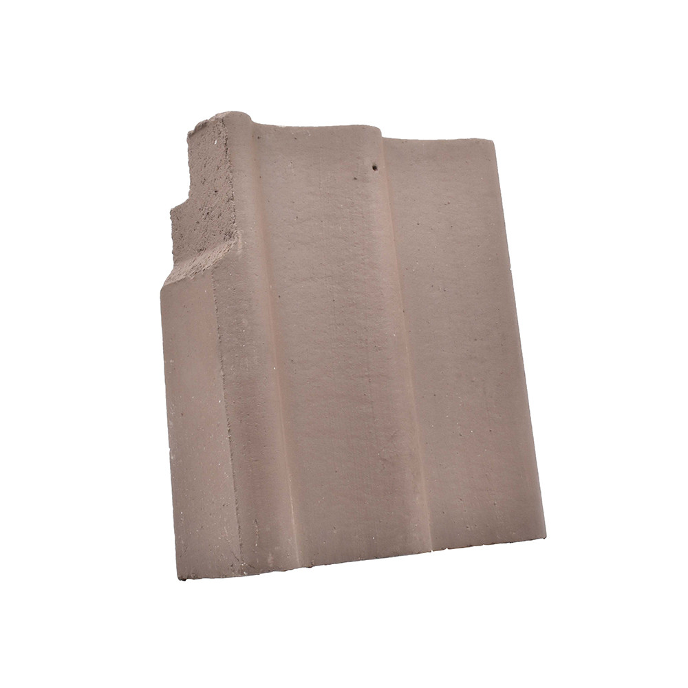 Sandtoft Concrete Double Pantile Left Hand Cloak Verge - Brown