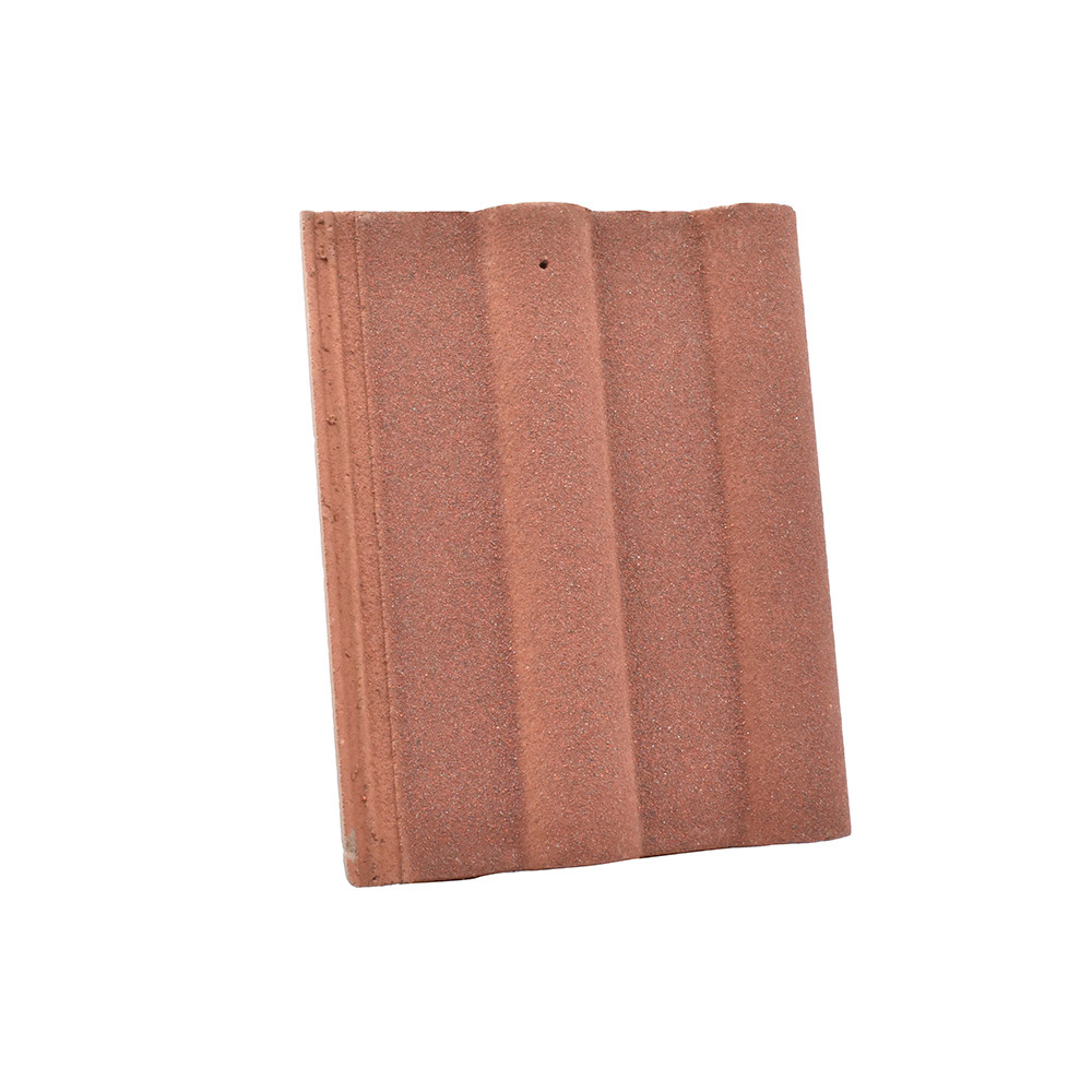 Sandtoft Concrete Double Roman Roof Tile - Mottled Red