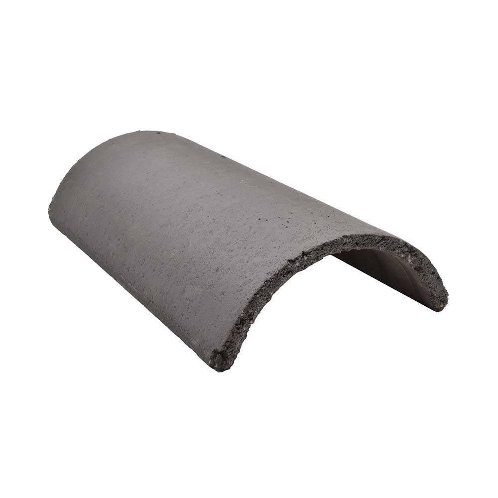 Sandtoft Concrete Half Round Ridge - Dark Grey