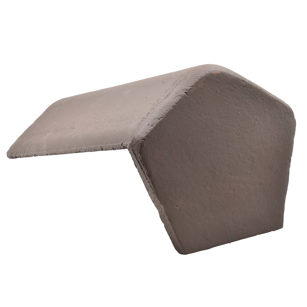 Sandtoft Concrete Multi Angle Ridge with Block End - Brown
