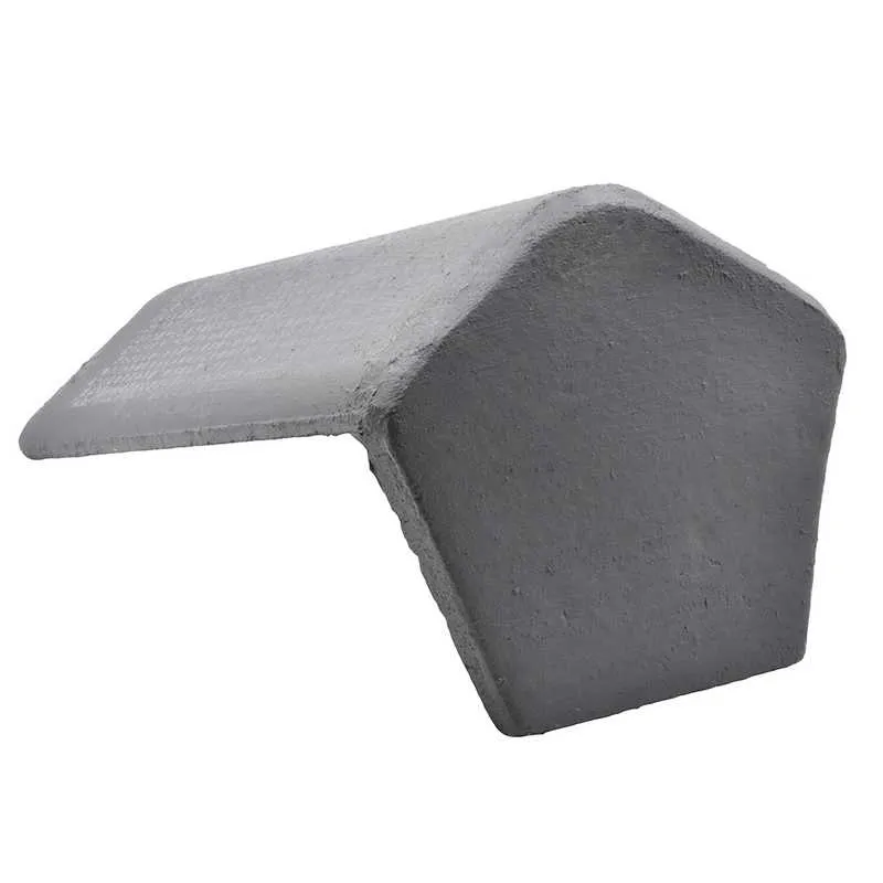 Lightweight Ridge Sandtoft Concrete Multi Angle Ridge with Block End - Light Grey ...