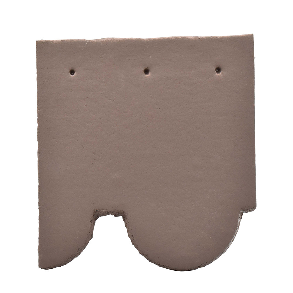 Sandtoft Concrete Plain Club Feature Left Hand Tile & Half - Brown