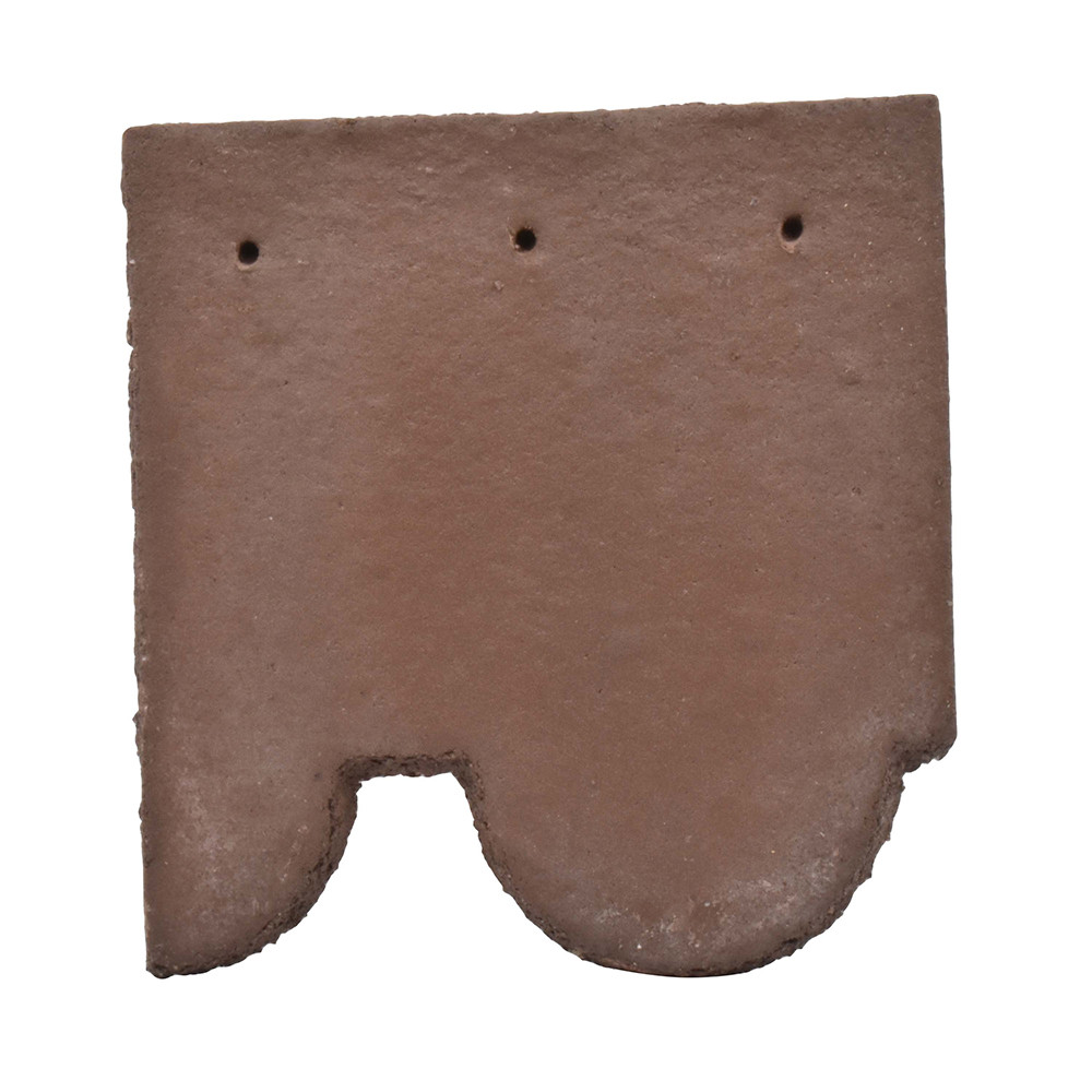 Sandtoft Concrete Plain Club Feature Left Hand Tile & Half - Dark Heather