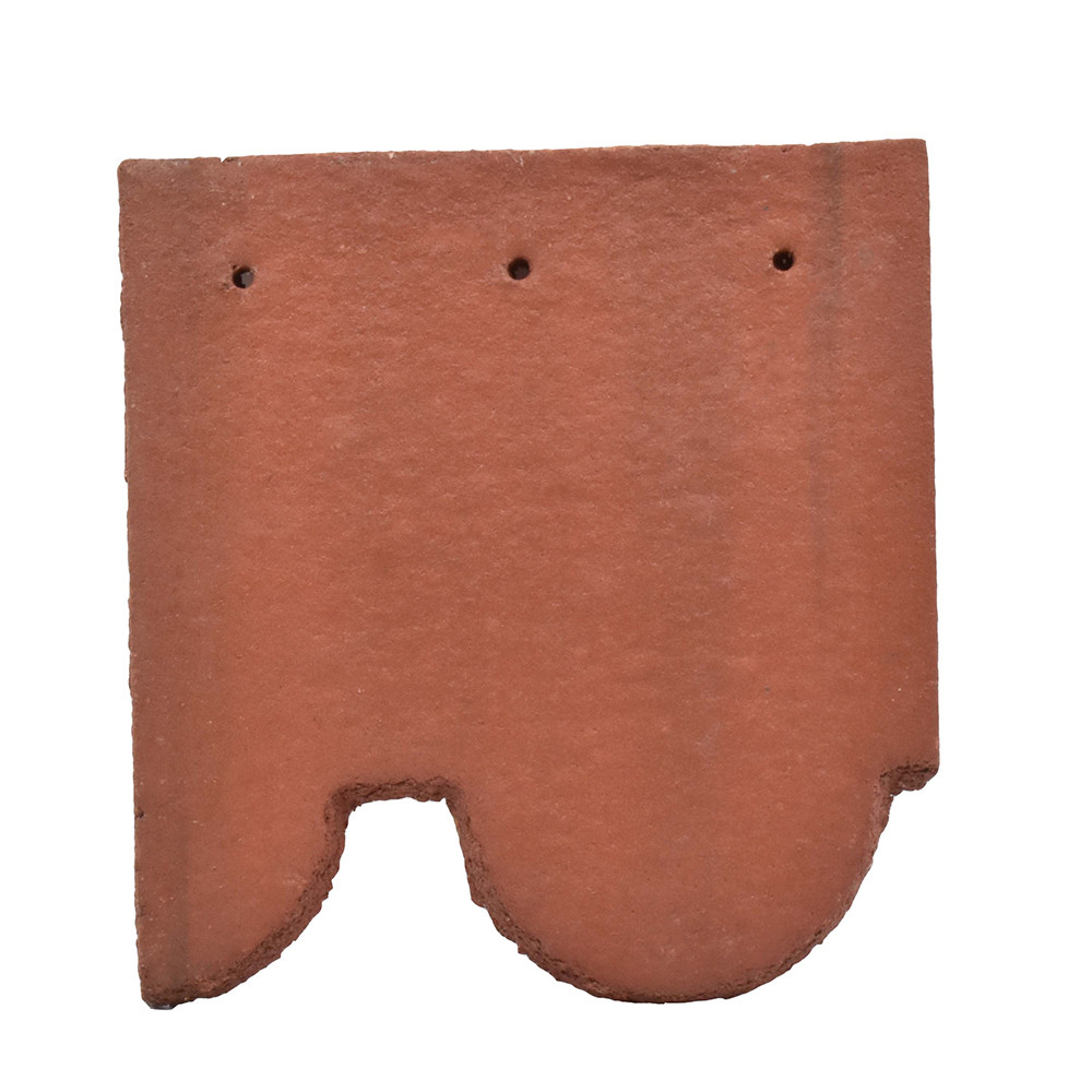 Sandtoft Concrete Plain Club Feature Left Hand Tile & Half - Rustic