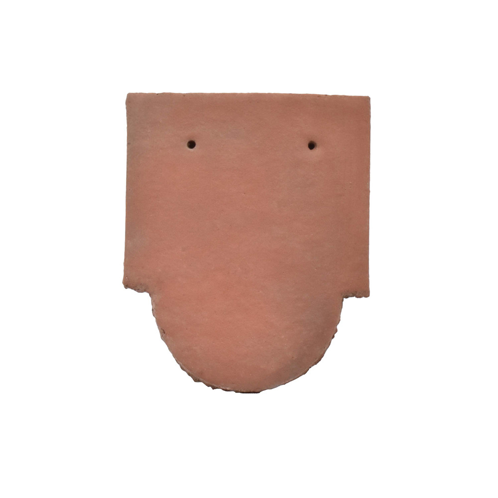 Sandtoft Concrete Plain Club Feature Tops Tile - Terracotta Red