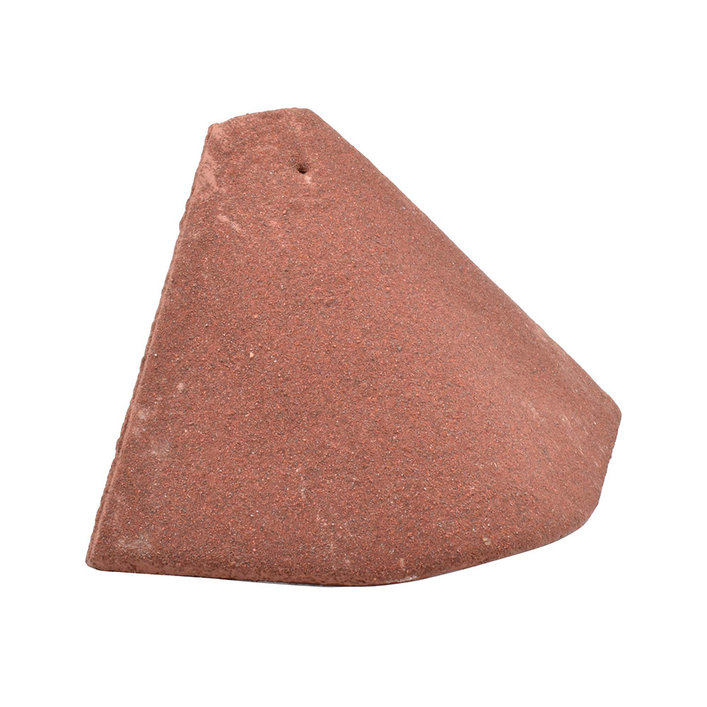 Sandtoft Concrete Plain Tile Bonnet Hip - Mottled Red