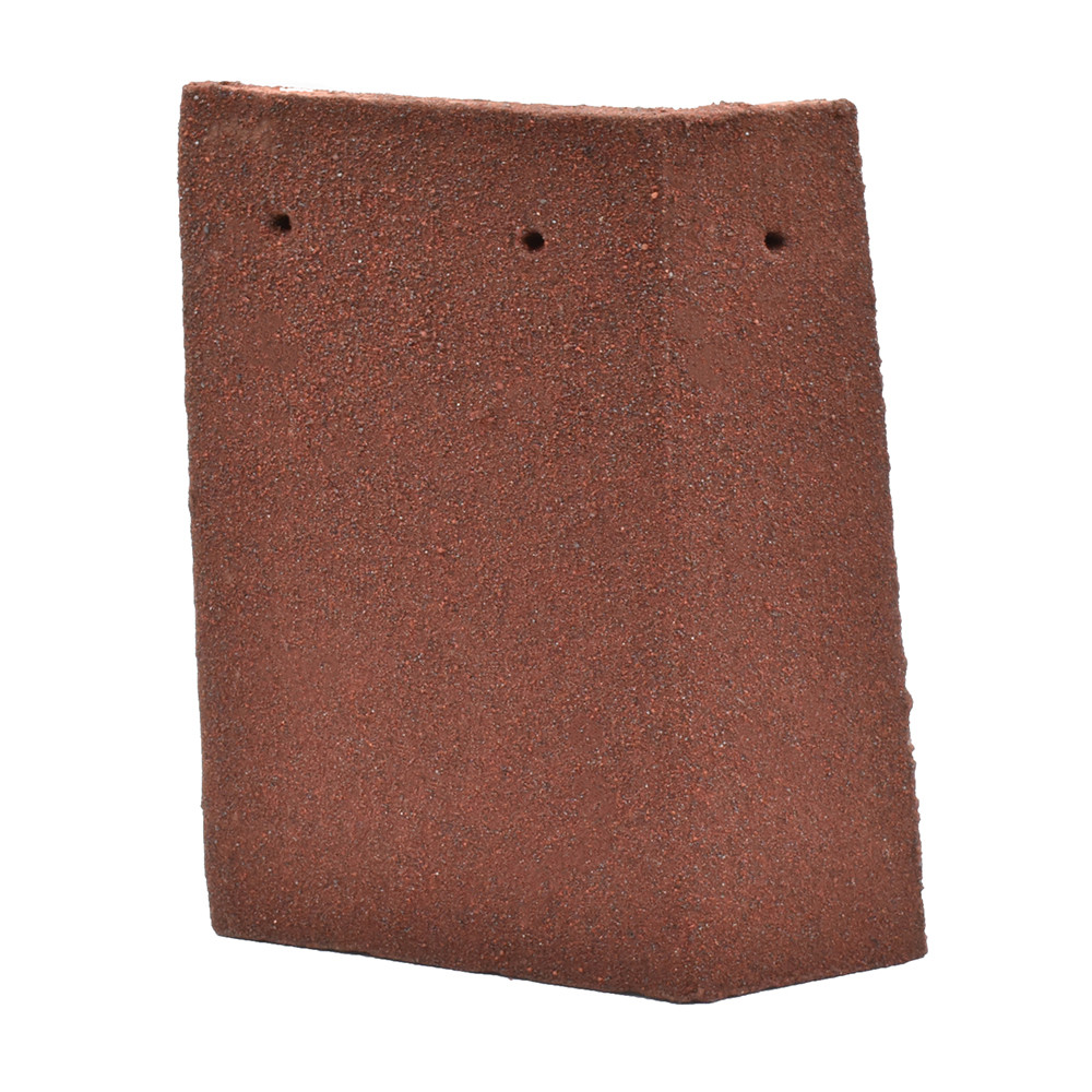 Sandtoft Concrete Plain Tile Left Hand 135 Degree External Angle - Mottled Red