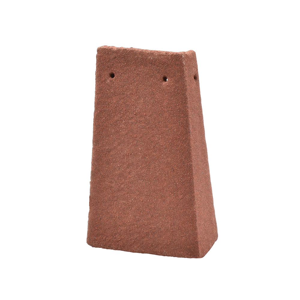 Sandtoft Concrete Plain Tile Left Hand 90 Degree External Angle - Mottled Red