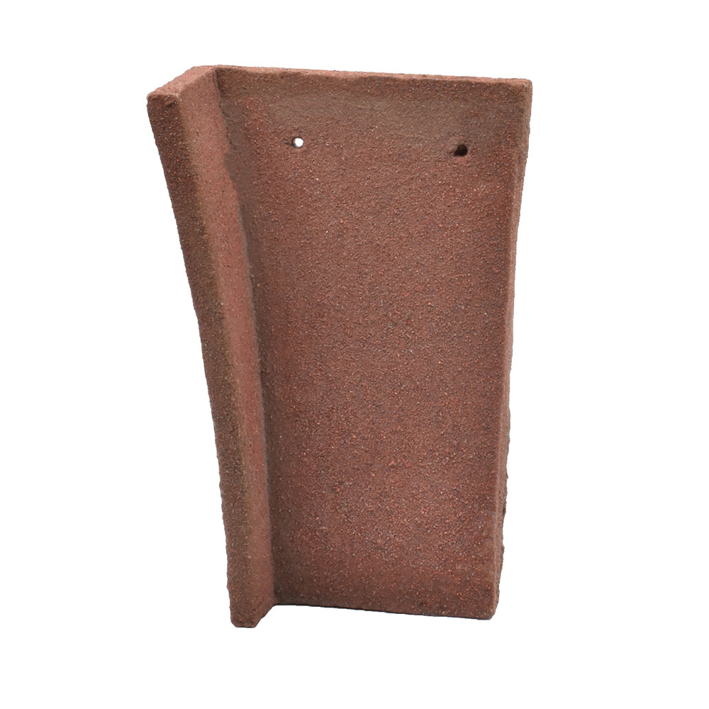 Sandtoft Concrete Plain Tile Right Hand 90 Degree Internal Angle - Mottled Red