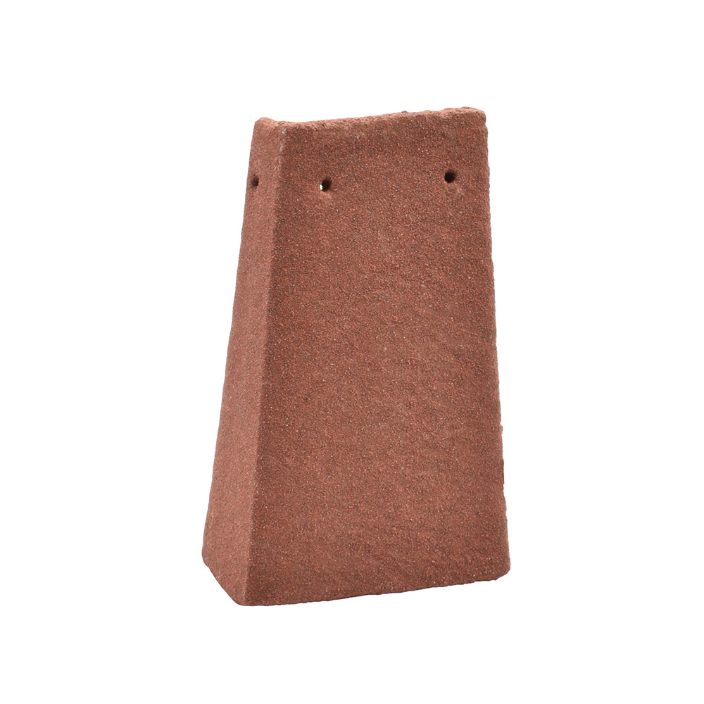 Sandtoft Concrete Plain Tile Right Hand 90 Degree External Angle - Mottled Red