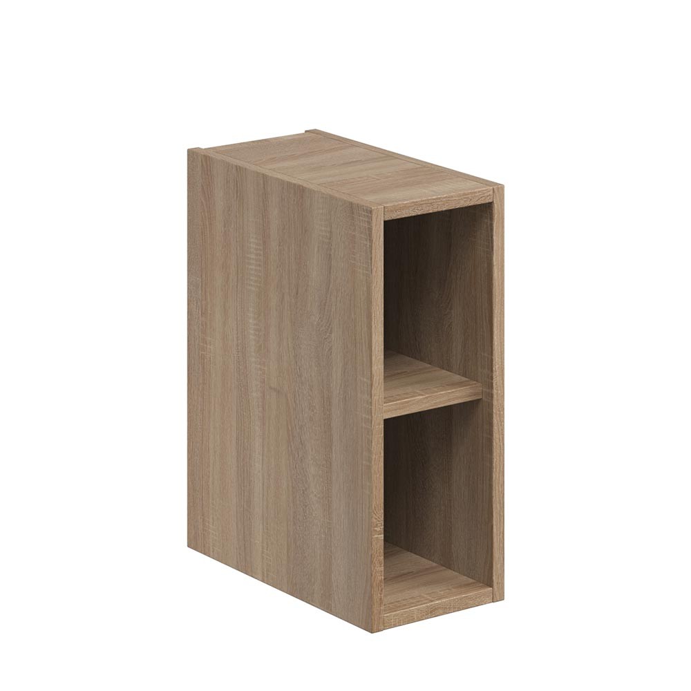 Scudo Alfie 200mm x 500mm x 389mm Wall Hung Sonoma Oak Side Storage Unit