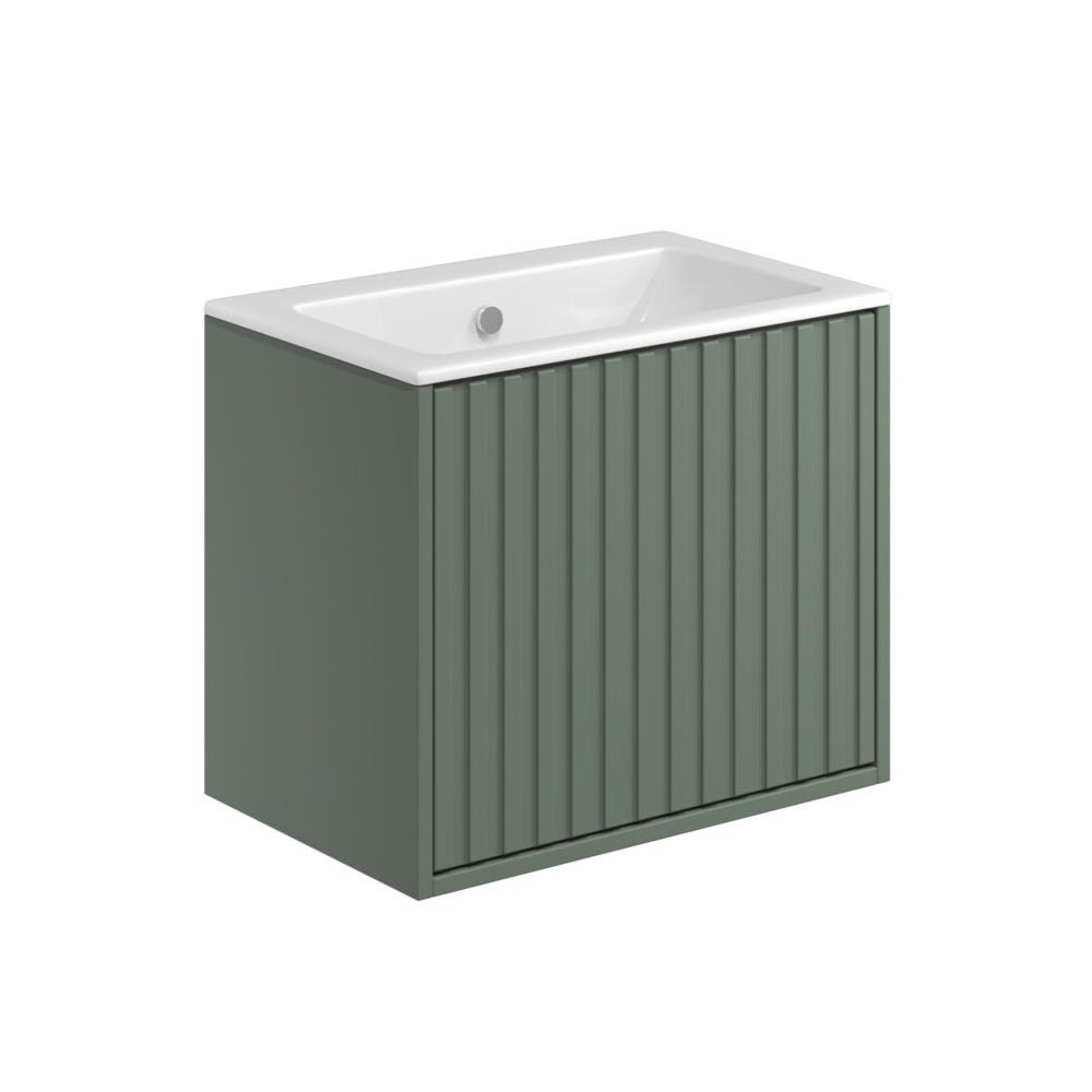 Scudo Alfie 600mm x 400mm White Vanity Basin - 1 Tap Hole