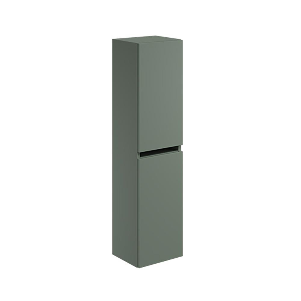 Scudo Aubrey 300mm x 1200mm x 265mm 2-Door Wall Hung Reed Green Tall Boy Unit