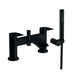 Scudo Belini Matt Black Mixer Tap & Shower Set