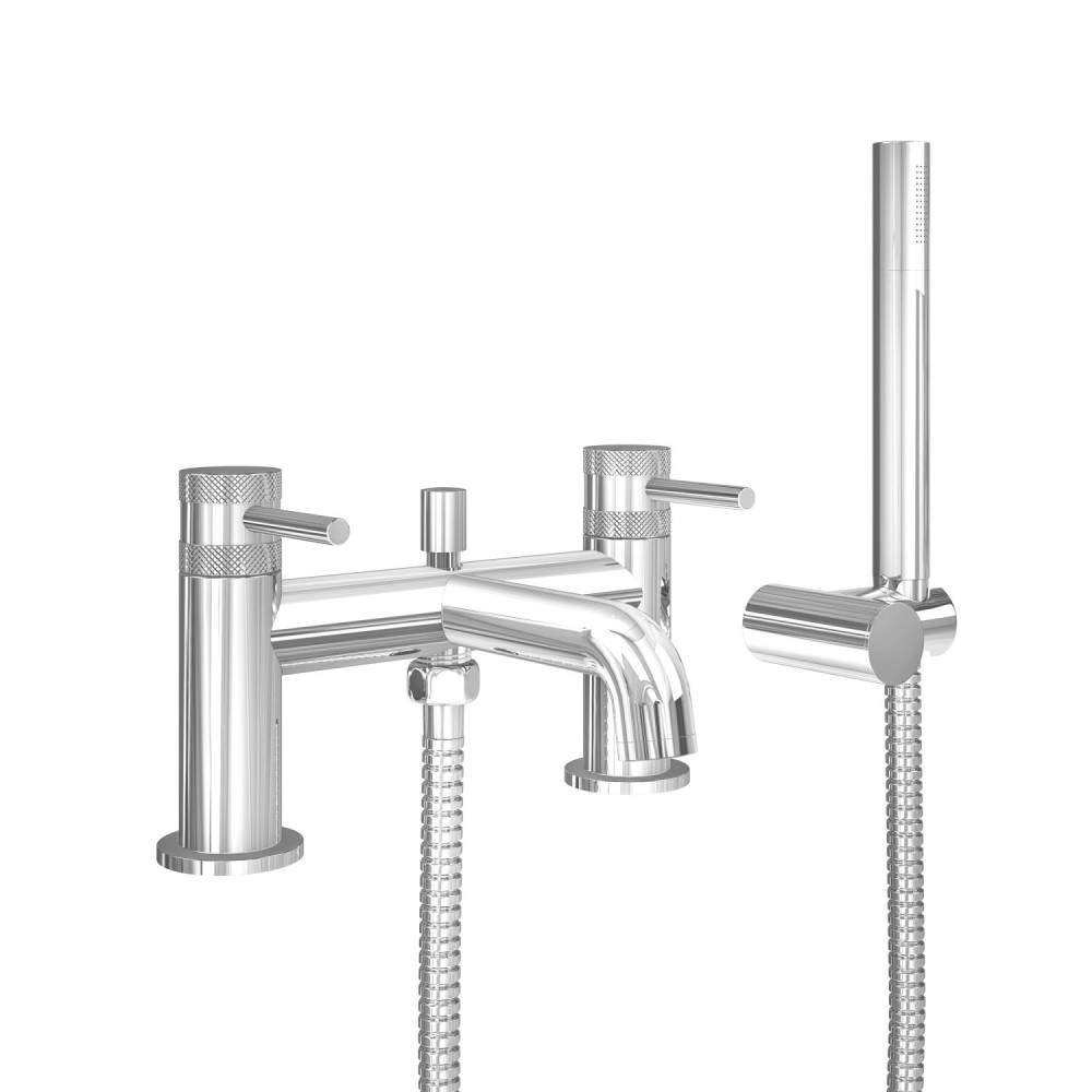 Scudo Chrome Core Mixer Tap & Shower Set Brass