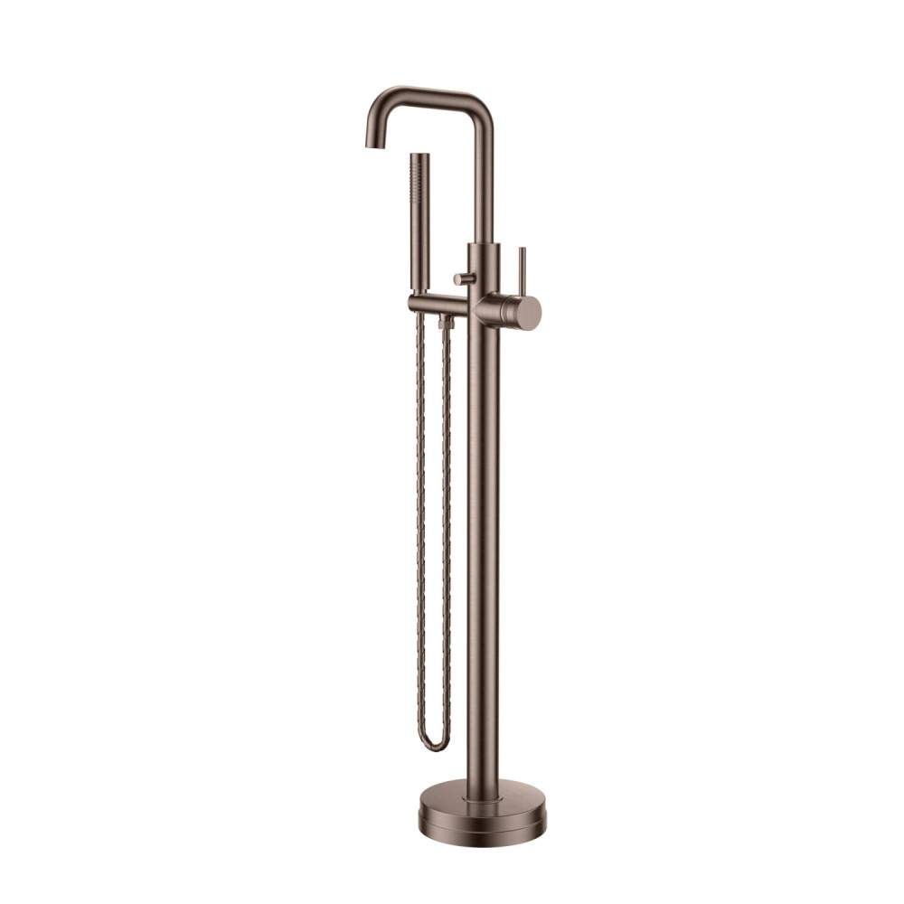 Scudo Bronze Core Freestanding Brushed Bath/Shower Mixer Tap Brass Stainless Steel