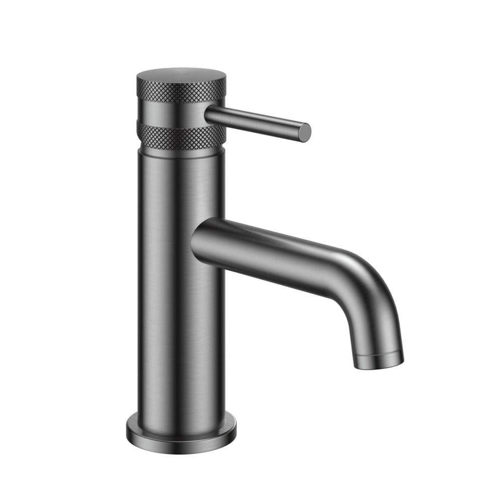 Scudo Gunmetal Grey Core Mono Gunmetal Basin Mixer Tap Brass Stainless Steel