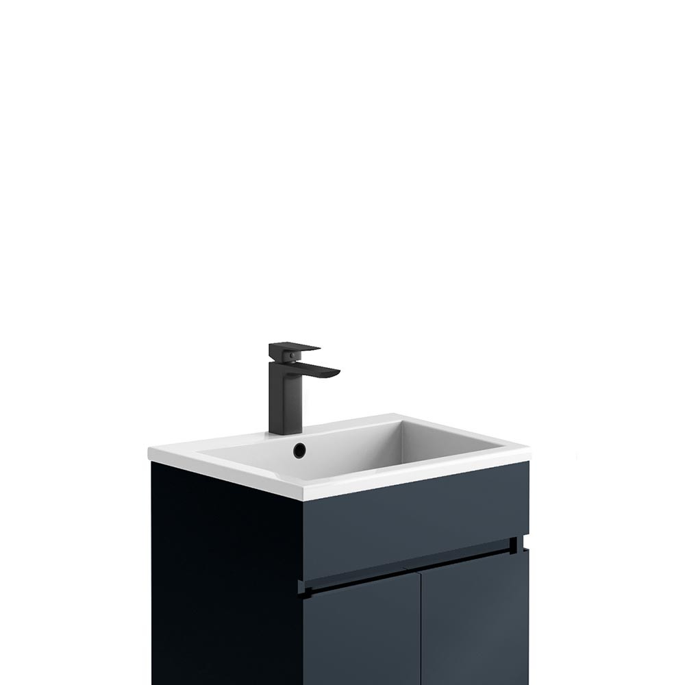 Scudo Empire 500mm x 380mm White Vanity Basin - 1 Tap Hole