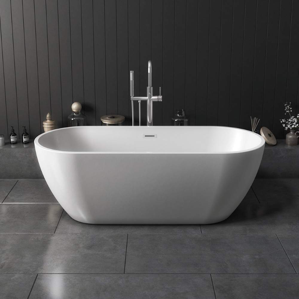 Scudo White Form 1650Mm X 700Mm Freestanding Bath Acrylic