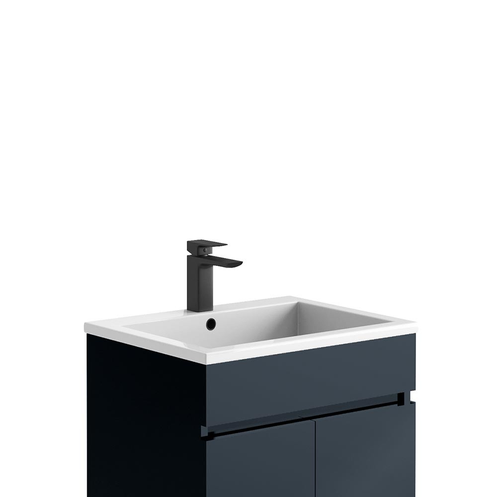Scudo Empire 600mm x 465mm White Vanity Basin - 1 Tap Hole