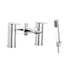 Scudo Muro Chrome Mixer Tap & Shower Set