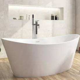 Scudo Muro Freestanding Bath/Shower Mixer Tap