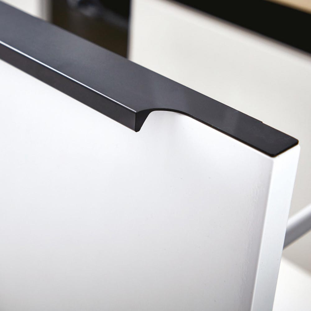 Scudo Muro Mono 600mm Black Wrap Over Handle | clickbasin®