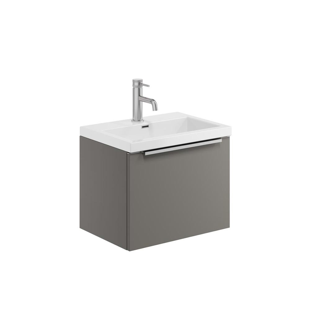 Scudo Muro Plus 330mm x 355mm 1-Drawer Wall Hung Dust Grey Unit