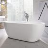 Scudo Onyx White Rectangular Freestanding Bath
